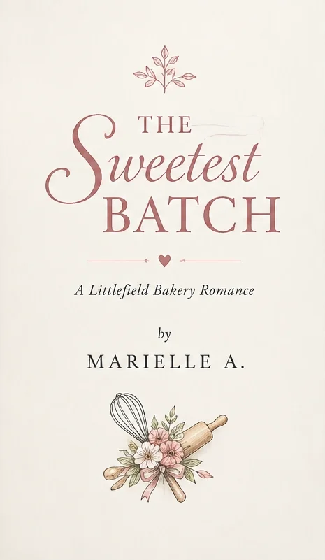 eBook sample: title page with script lettering and a small illustration
